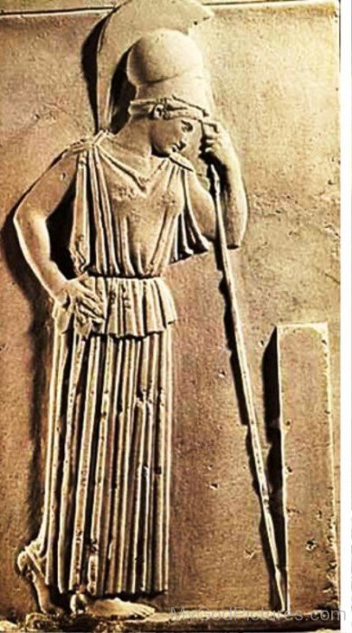 Sculpture Of Goddess Athena-rg521