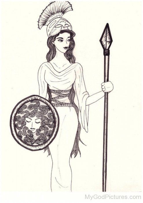 Sketch Of Athena-rg522