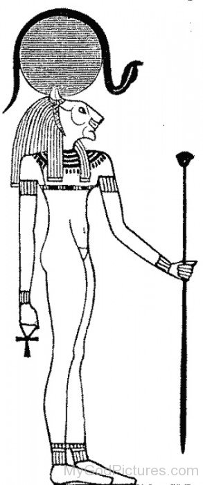 Sketch Of Sekhmet-tb522